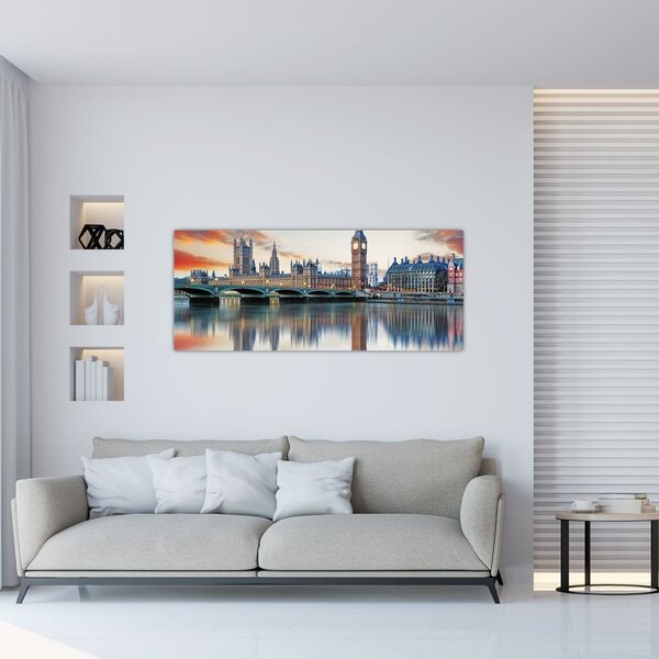 Tablou - Houses of Parliament din Londra (120x50 cm)