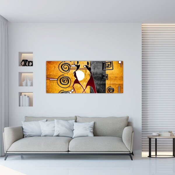 Tablou - Pictură străveche (120x50 cm)