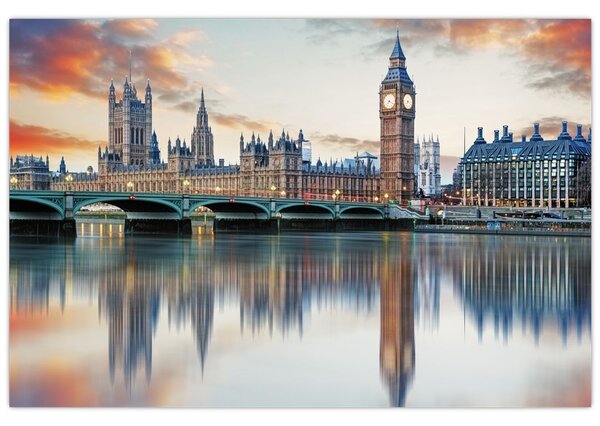 Tablou - Houses of Parliament din Londra (90x60 cm)