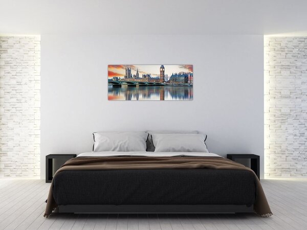 Tablou - Houses of Parliament din Londra (120x50 cm)