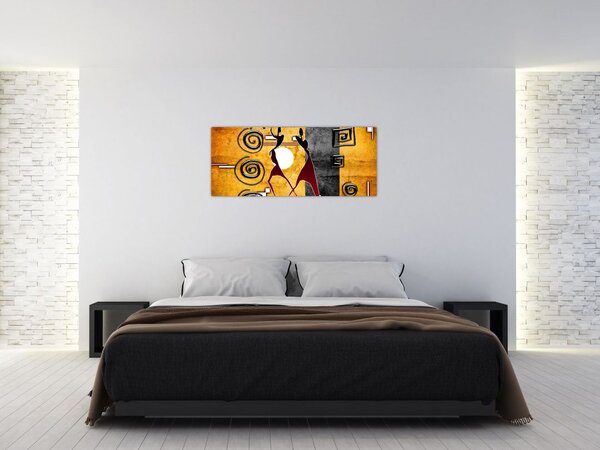 Tablou - Pictură străveche (120x50 cm)