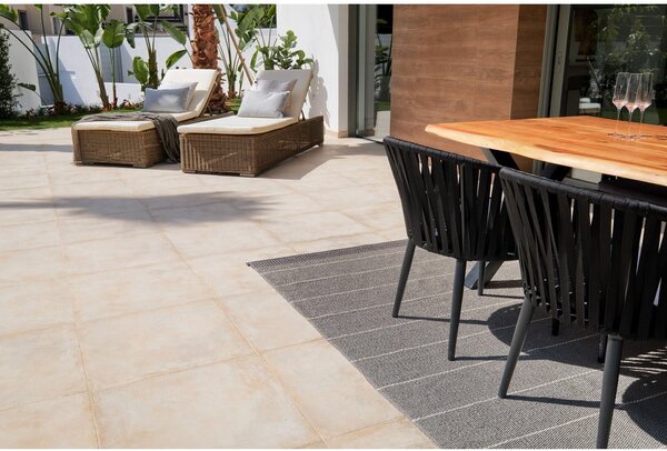 Covor pentru exterior și interior gri 60x125 cm Belle Concrete – Pappelina
