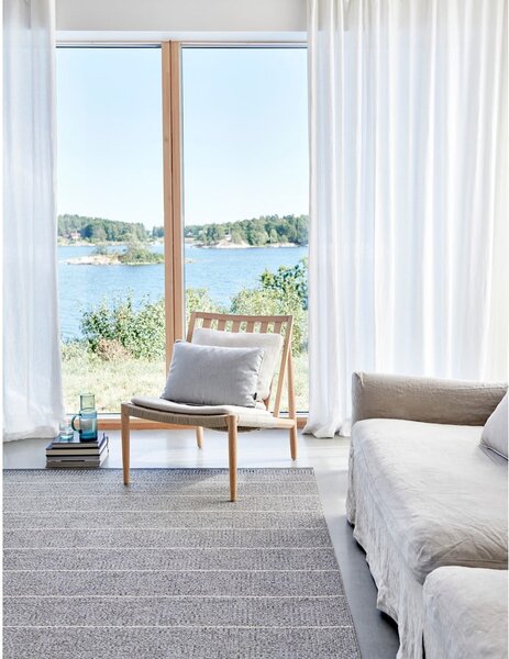Covor pentru exterior și interior gri 60x125 cm Belle Concrete – Pappelina