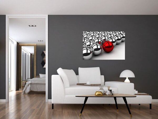 Tablou cu bile lucioase (90x60 cm)