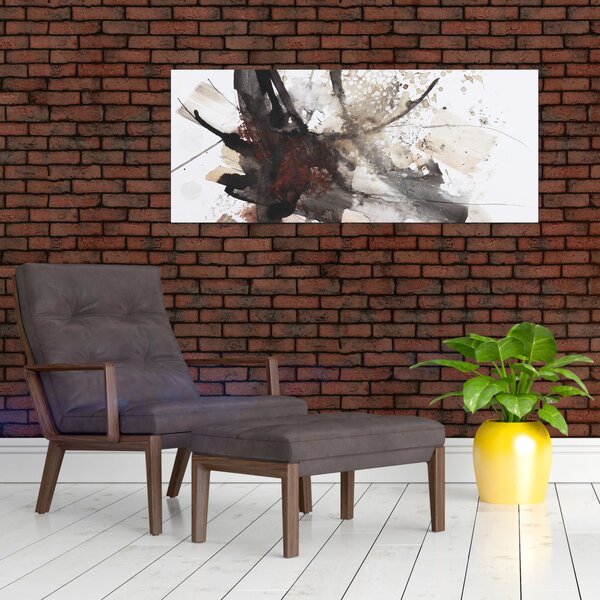 Tablou cu pictură abstactă (120x50 cm)