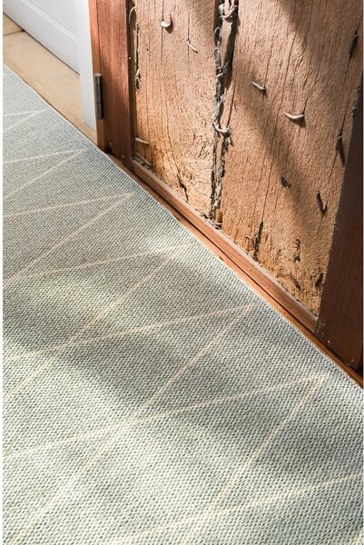 Covor tip traversă pentru interior și exterior verde deschis 70x240 cm Max Sage – Pappelina