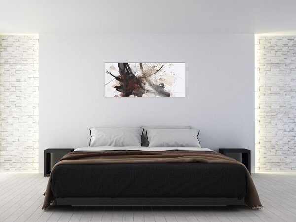 Tablou cu pictură abstactă (120x50 cm)