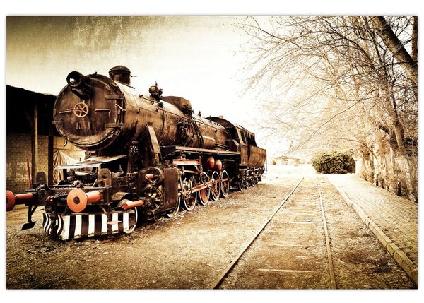 Tablou - Locomotiva istorică (90x60 cm)