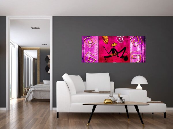 Tablou picturii istorice pe perete (120x50 cm)