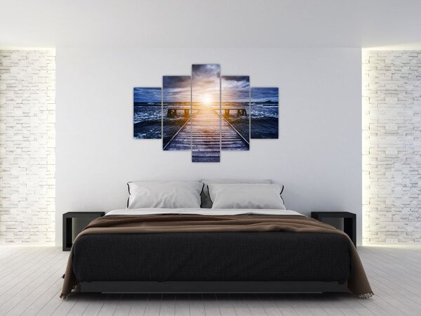 Tablou cu mol însorit (150x105 cm)
