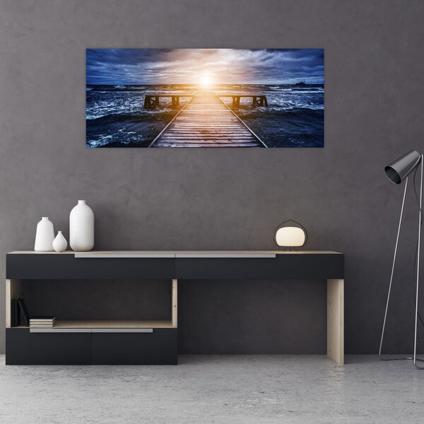 Tablou cu mol însorit (120x50 cm)