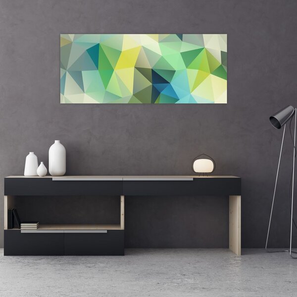 Tablou abstracțiunii geometrice (120x50 cm)