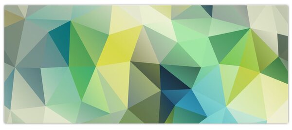 Tablou abstracțiunii geometrice (120x50 cm)
