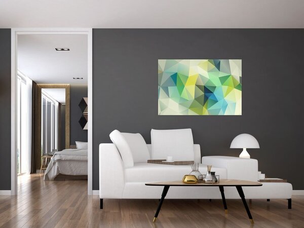 Tablou abstracțiunii geometrice (90x60 cm)