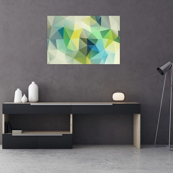 Tablou abstracțiunii geometrice (90x60 cm)