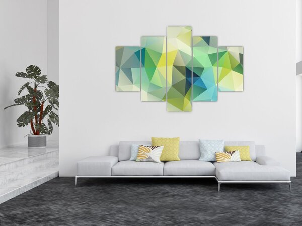 Tablou abstracțiunii geometrice (150x105 cm)