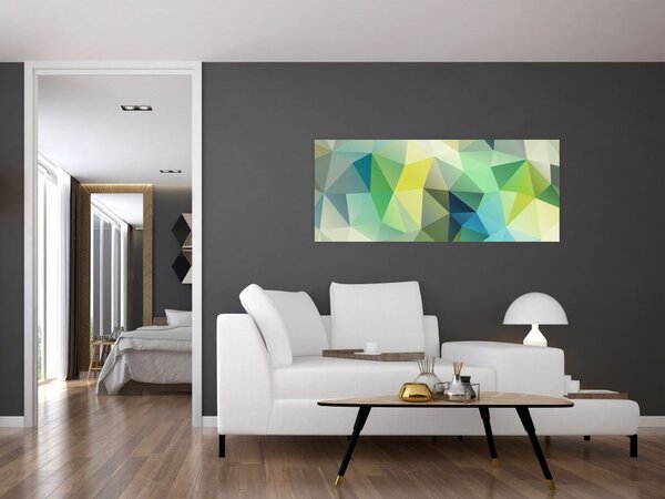 Tablou abstracțiunii geometrice (120x50 cm)