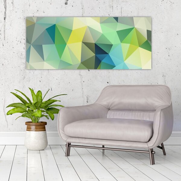 Tablou abstracțiunii geometrice (120x50 cm)