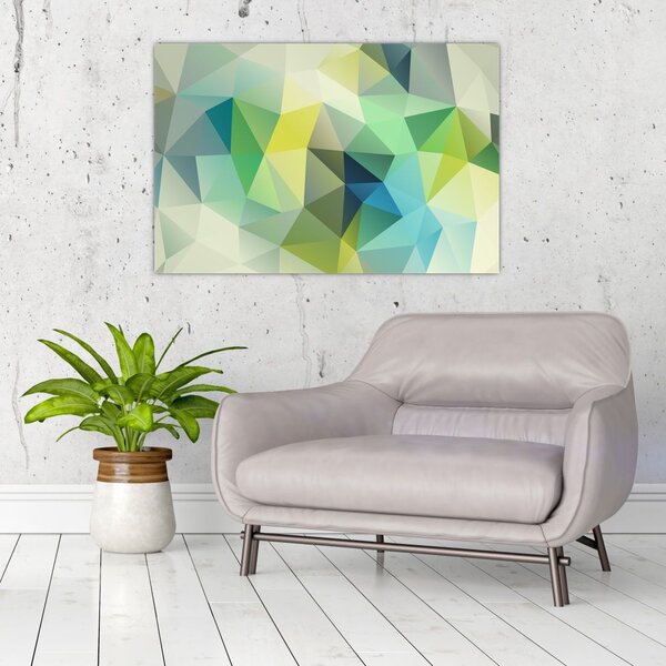 Tablou abstracțiunii geometrice (90x60 cm)