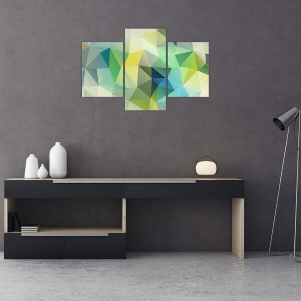 Tablou abstracțiunii geometrice (90x60 cm)