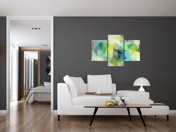 Tablou abstracțiunii geometrice (90x60 cm)