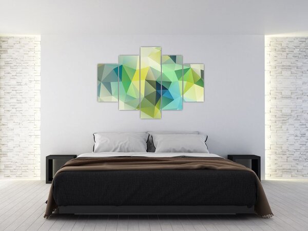 Tablou abstracțiunii geometrice (150x105 cm)