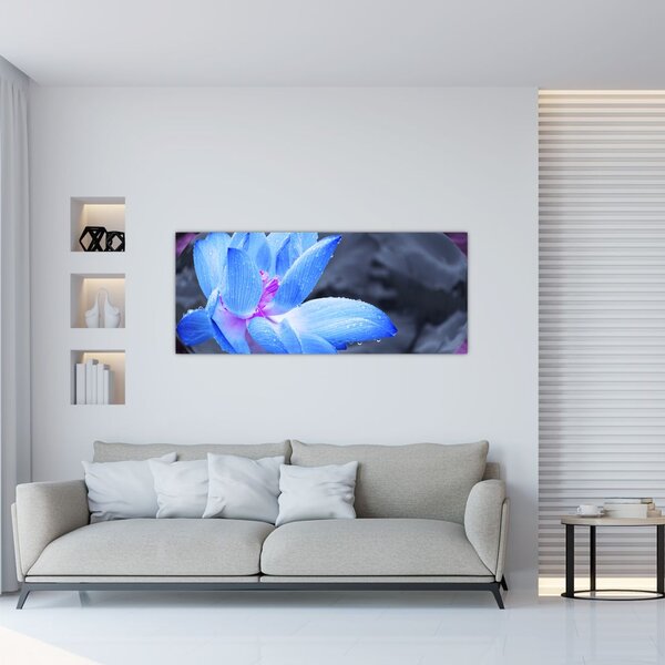 Tablou florilor în detailu (120x50 cm)