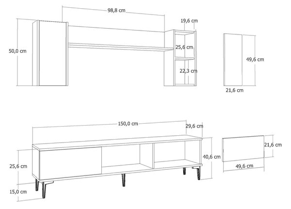 Mobilier living cu șemineu. 1144906