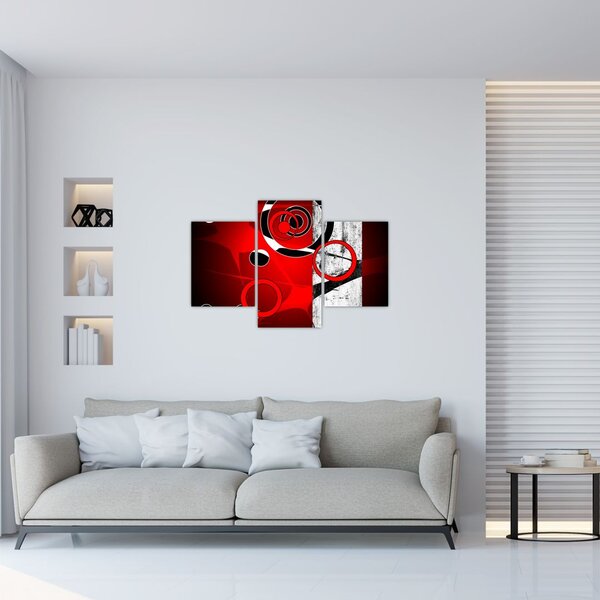 Tablou cu abstracție (90x60 cm)