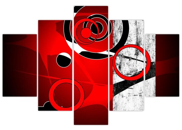 Tablou cu abstracție (150x105 cm)