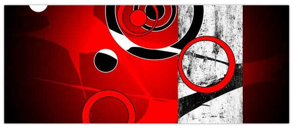 Tablou cu abstracție (120x50 cm)