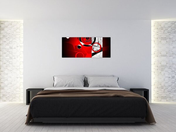 Tablou cu abstracție (120x50 cm)