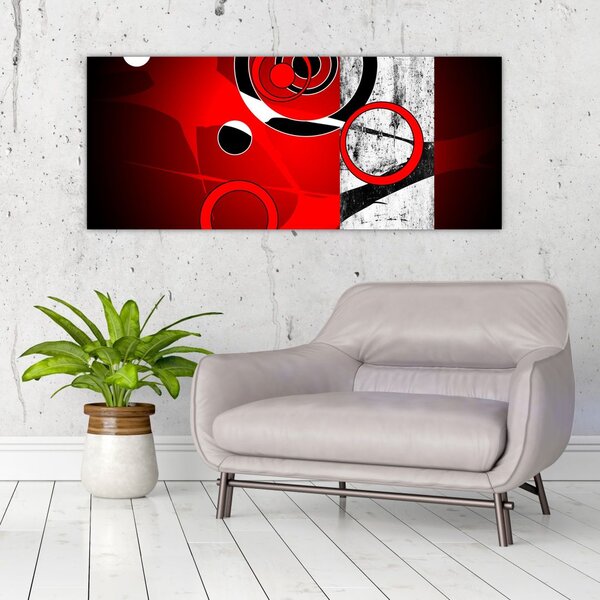 Tablou cu abstracție (120x50 cm)