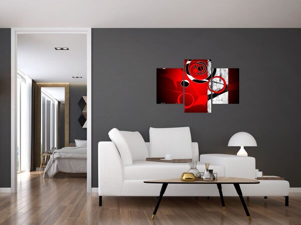 Tablou cu abstracție (90x60 cm)