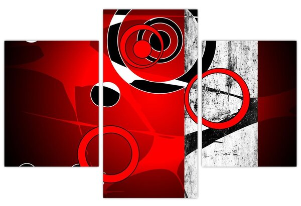 Tablou cu abstracție (90x60 cm)