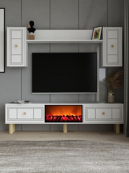 Mobilier living cu șemineu. 1144902