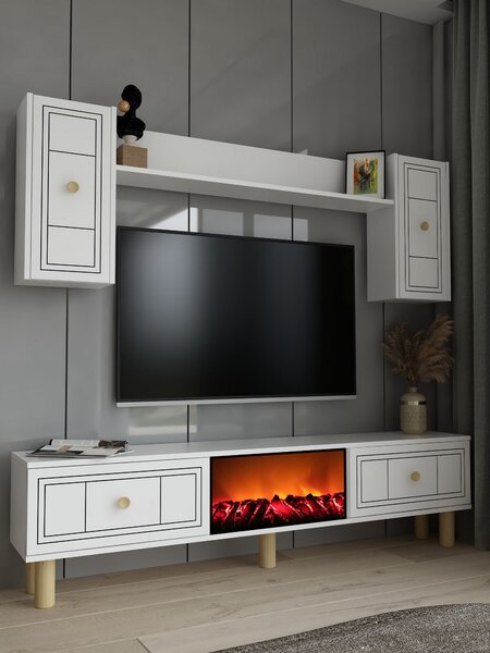 Mobilier living cu șemineu. 1144902