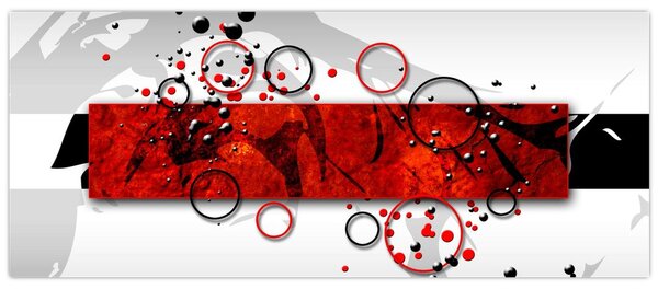 Tablou cu abstracție (120x50 cm)