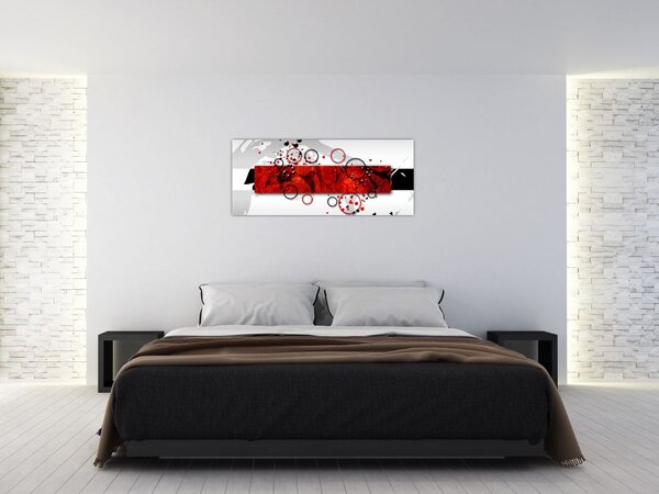 Tablou cu abstracție (120x50 cm)