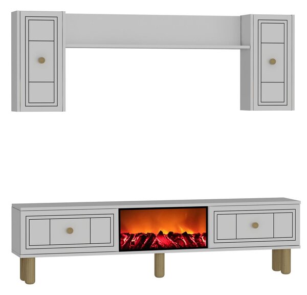 Mobilier living cu șemineu. 1144902