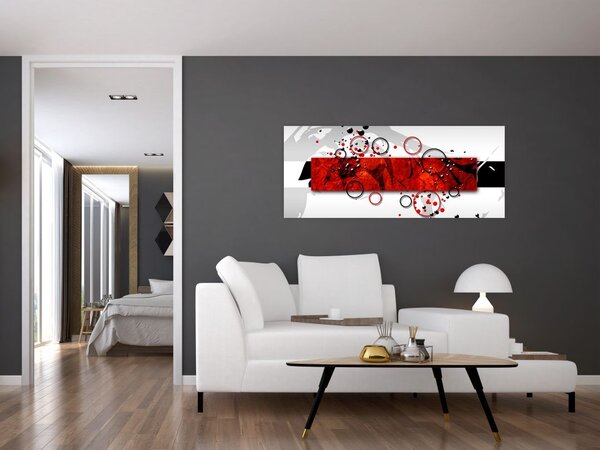 Tablou cu abstracție (120x50 cm)