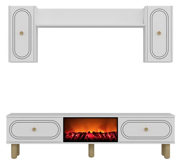 Mobilier living cu șemineu. 1144904