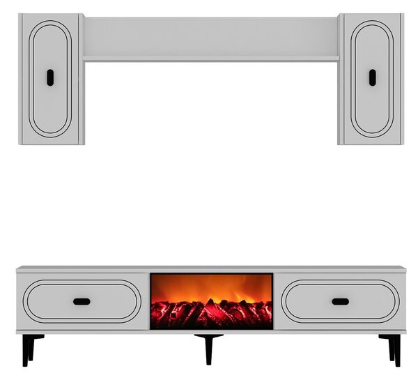 Mobilier living cu șemineu. 1144906