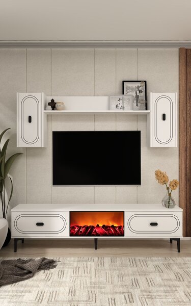 Mobilier living cu șemineu. 1144906