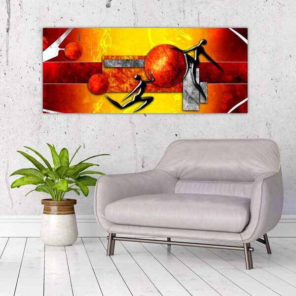 Tablou - Pictura omenirii (120x50 cm)