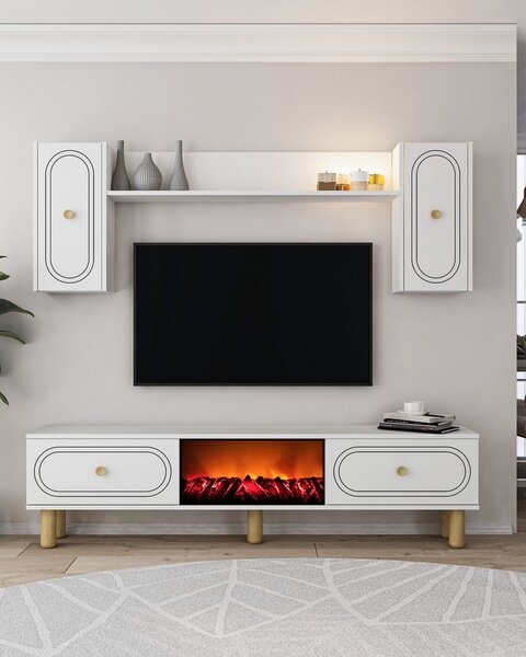 Mobilier living cu șemineu. 1144904
