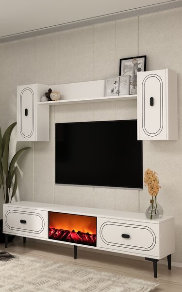 Mobilier living cu șemineu. 1144906