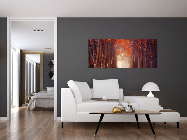 Tablou - Pădurea de toamnă (120x50 cm)