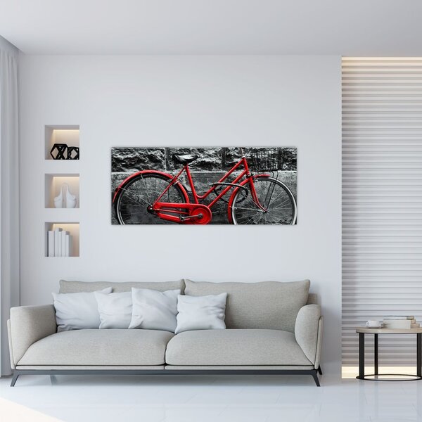 Tablou - Bicicleta istorică (120x50 cm)