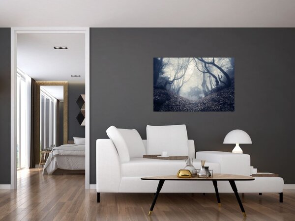 Tablou - Pădurea în ceață (90x60 cm)
